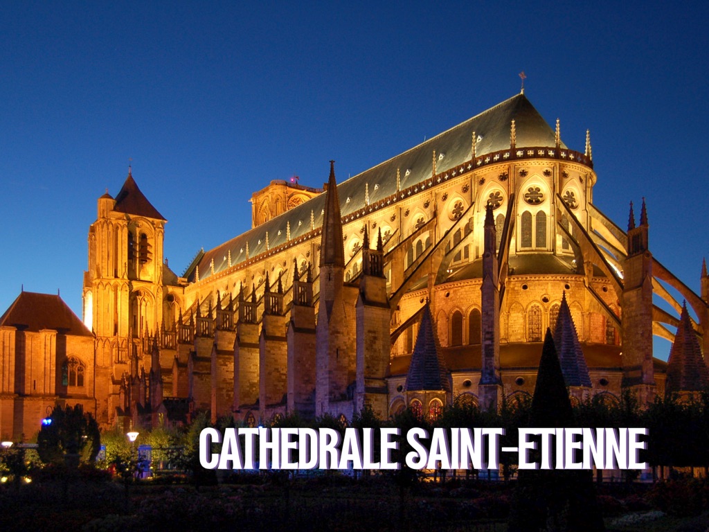La cathédrale de Bourges illuminée